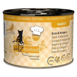 Angebot für Sparpaket catz finefood Ragout 24 x 190 g - No.607 Känguru & Ente - Kategorie Katze / Katzenfutter nass / catz finefood / Ragout.  Lieferzeit: 1-2 Tage -  jetzt kaufen.