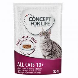 Angebot für Sparpaket Concept for Life 24 x 85 g - All Cats 10+ in Gelee                - Kategorie Katze / Katzenfutter nass / Concept for Life / Concept for Life Sparpakete.  Lieferzeit: 1-2 Tage -  jetzt kaufen.