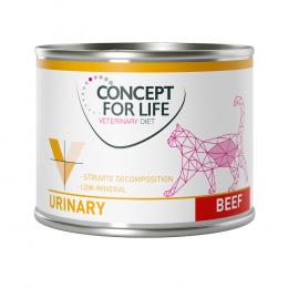 Angebot für Sparpaket Concept for Life Veterinary Diet 24 x 200 g /185 g   - Urinary Rind (24 x 200 g) - Kategorie Katze / Katzenfutter nass / Concept for Life / Concept for Life Sparpakete.  Lieferzeit: 1-2 Tage -  jetzt kaufen.