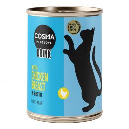 Angebot für Sparpaket Cosma Drink 12 x 100 g - Hühnchenbrust - Kategorie Katze / Katzenfutter nass / Cosma / Cosma Drink.  Lieferzeit: 1-2 Tage -  jetzt kaufen.
