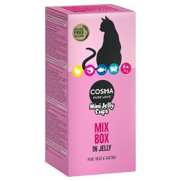 Angebot für Sparpaket Cosma Mini Jelly Cups 12 x 25 g  - Mix - Kategorie Katze / Katzensnacks / Cosma / Cosma Mini Jelly Cups.  Lieferzeit: 1-2 Tage -  jetzt kaufen.
