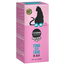 Angebot für Sparpaket Cosma Mini Jelly Cups 12 x 25 g  - Thunfisch/Krebs - Kategorie Katze / Katzensnacks / Cosma / Cosma Mini Jelly Cups.  Lieferzeit: 1-2 Tage -  jetzt kaufen.
