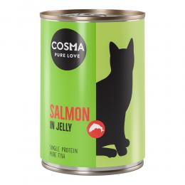 Angebot für Sparpaket Cosma Original in Jelly 12 x 400 g - Lachs - Kategorie Katze / Katzenfutter nass / Cosma / Cosma Original.  Lieferzeit: 1-2 Tage -  jetzt kaufen.