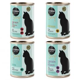 Angebot für Sparpaket Cosma Soup 12 x 100 g - Mixpaket 2 (4 Sorten) - Kategorie Katze / Getreidefreies Katzenfutter / Cosma / Nassfutter.  Lieferzeit: 1-2 Tage -  jetzt kaufen.