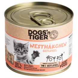 Angebot für Sparpaket Dogs'n Tiger Junior Cat 12 x 200 g - Geflügel - Kategorie Katze / Katzenfutter nass / Dogs'n Tiger / -.  Lieferzeit: 1-2 Tage -  jetzt kaufen.