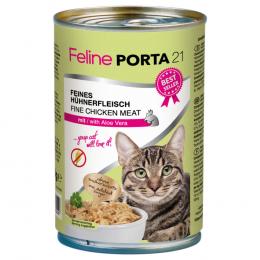 Sparpaket Feline Porta 12 x 400 g - Mixpaket Thunfisch & Huhn (4 Sorten)