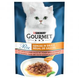 Angebot für Sparpaket Gourmet Perle Genuss in Soße 52 x 85 g - Lachs - Kategorie Katze / Katzenfutter nass / Gourmet Perle/Soup / Gourmet Perle.  Lieferzeit: 1-2 Tage -  jetzt kaufen.
