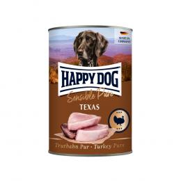 Sparpaket Happy Dog Sensible Pure 12 x 400 g - Texas (Truthahn Pur)