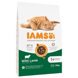 Sparpaket IAMS 2 x Großgebinde - Ausgewachsene Katzen Lamm - 2 x 10 kg