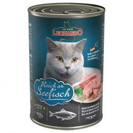 Angebot für Sparpaket Leonardo Katzenfutter All Meat 24 x 400 g - Reich an Seefisch - Kategorie Katze / Katzenfutter nass / Leonardo / Dosen.  Lieferzeit: 1-2 Tage -  jetzt kaufen.
