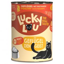 Angebot für Sparpaket Lucky Lou Adult 24 x 400 g - Geflügel - Kategorie Katze / Katzenfutter nass / Lucky Lou / Adult.  Lieferzeit: 1-2 Tage -  jetzt kaufen.
