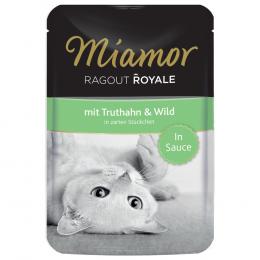 Sparpaket Miamor Ragout Royale in Soße 22 x 100 g -  Truthahn & Wild