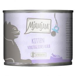 Angebot für Sparpaket MjAMjAM Kitten 24 x 200 g - vorzügliches Kalb mit Lachsöl - Kategorie Katze / Katzenfutter nass / MjAMjAM / Kitten.  Lieferzeit: 1-2 Tage -  jetzt kaufen.