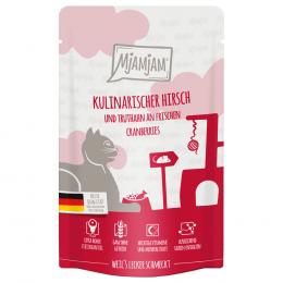 Angebot für Sparpaket MjAMjAM Quetschie 24 x 125 g - kulinarischer Hirsch und Truthahn an frischen Cranberries - Kategorie Katze / Katzenfutter nass / MjAMjAM / Adult.  Lieferzeit: 1-2 Tage -  jetzt kaufen.