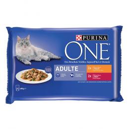 Angebot für Sparpaket PURINA ONE 24 x 85 g - Adult Huhn und Rind - Kategorie Katze / Katzenfutter nass / PURINA ONE / Junior.  Lieferzeit: 1-2 Tage -  jetzt kaufen.