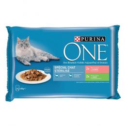 Angebot für Sparpaket PURINA ONE 24 x 85 g - Sterilcat Lachs und Truthahn - Kategorie Katze / Katzenfutter nass / PURINA ONE / Junior.  Lieferzeit: 1-2 Tage -  jetzt kaufen.