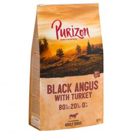 Sparpaket Purizon 2 x 12 kg - Classic: Adult Black-Angus-Rind mit Truthahn