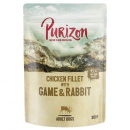 Angebot für Sparpaket Purizon Adult 24 x 300 g - Hühnerfilet mit Wild & Kaninchen, Kürbis und Preiselbeere - Kategorie Hund / Hundefutter nass / Purizon / Sparpakete.  Lieferzeit: 1-2 Tage -  jetzt kaufen.