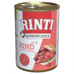 Angebot für Sparpaket RINTI Kennerfleisch 24 x 400g - Rind - Kategorie Hund / Hundefutter nass / RINTI / RINTI Kennerfleisch.  Lieferzeit: 1-2 Tage -  jetzt kaufen.