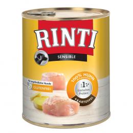 Sparpaket: RINTI Sensible 12 x 800 g - Huhn & Kartoffel