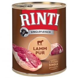 Angebot für Sparpaket RINTI Singlefleisch 24 x 800g - Lamm pur - Kategorie Hund / Hundefutter nass / RINTI / Rinti Singlefleisch.  Lieferzeit: 1-2 Tage -  jetzt kaufen.