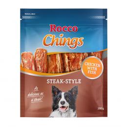Angebot für Sparpaket Rocco Chings Steak Style - Hühnerfleisch 12 x 200 g - Kategorie Hund / Hundesnacks / Rocco / Rocco Chings.  Lieferzeit: 1-2 Tage -  jetzt kaufen.