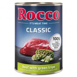 Angebot für Sparpaket Rocco Classic 12 x 400 g - Rind mit Grünem Pansen - Kategorie Hund / Hundefutter nass / Rocco / Rocco Classic.  Lieferzeit: 1-2 Tage -  jetzt kaufen.