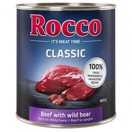 Sparpaket Rocco Classic 24 x 800g - Rind mit Wildschwein