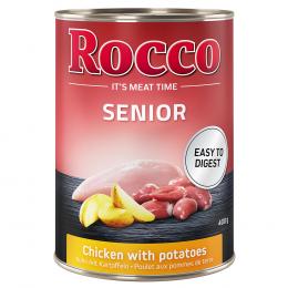 Angebot für Sparpaket Rocco Senior 24 x 400 g Huhn mit Kartoffeln - Kategorie Hund / Hundefutter nass / Rocco / Rocco Senior.  Lieferzeit: 1-2 Tage -  jetzt kaufen.