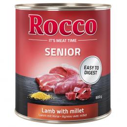 Sparpaket Rocco Senior 24 x 800 g - Mix: Lamm & Geflügel