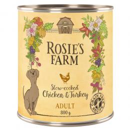 Angebot für Sparpaket Rosie's Farm Adult 24 x 400 g  - Mix 1 (Huhn & Truthahn, Rind, Lamm) - Kategorie Hund / Hundefutter nass / Rosie's Farm / Rosie's Farm Adult.  Lieferzeit: 1-2 Tage -  jetzt kaufen.