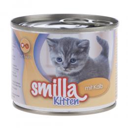 Angebot für Sparpaket Smilla Kitten 24 x 200 g - Geflügel & Kalb - Kategorie Katze / Katzenfutter nass / Smilla / Smilla Kitten.  Lieferzeit: 1-2 Tage -  jetzt kaufen.