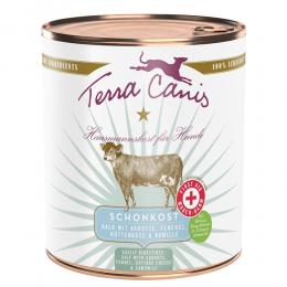 Angebot für Sparpaket Terra Canis First Aid Schonkost 12 x 800 g - Kalb mit Karotte, Fenchel, Hüttenkäse & Kamille - Kategorie Hund / Hundefutter nass / Terra Canis / Menü Getreidefrei.  Lieferzeit: 1-2 Tage -  jetzt kaufen.