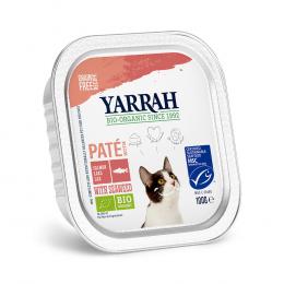 Sparpaket Yarrah Bio 48 x 100 g - Pâté: Lachs mit Bio-Meeresalge