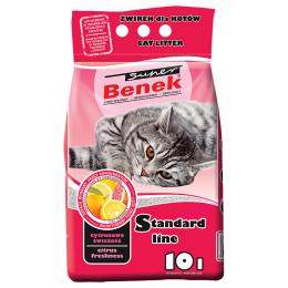 Angebot für Super Benek Citrus Freshness - 10 L (ca. 8 kg) - Kategorie Katze / Katzenstreu & Katzensand / Benek / Super Benek Bentonite.  Lieferzeit: 1-2 Tage -  jetzt kaufen.