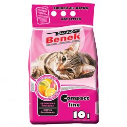 Angebot für Super Benek Compact Citrus Freshness - 10 l (ca. 8 kg) - Kategorie Katze / Katzenstreu & Katzensand / Benek / Benek Compact.  Lieferzeit: 1-2 Tage -  jetzt kaufen.