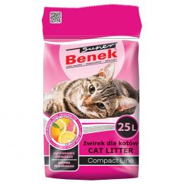 Angebot für Super Benek Compact Citrus Freshness - 25 l (ca. 20 kg) - Kategorie Katze / Katzenstreu & Katzensand / Benek / Benek Compact.  Lieferzeit: 1-2 Tage -  jetzt kaufen.