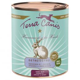 Angebot für Terra Canis Getreidefrei 6 x 800 g - Kaninchen mit Zucchini, Aprikose und Bohnenkraut - Kategorie Hund / Hundefutter nass / Terra Canis / Menü Getreidefrei.  Lieferzeit: 1-2 Tage -  jetzt kaufen.