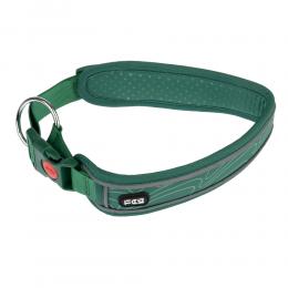 TIAKI Halsband Soft & Safe, grün - Größe S: 35 - 45 cm Halsumfang, 40 mm breit