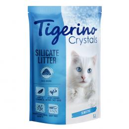 Tigerino Crystals Katzenstreu 5 l - Blau Sensitive (parfümfrei)