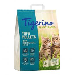 Tigerino Plant-Based Tofu Katzenstreu – Duft nach grünem Tee - 11 l (4,6 kg)
