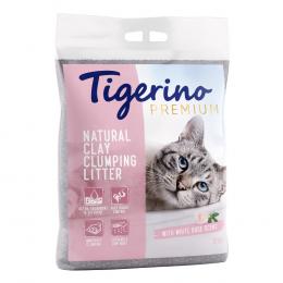 Tigerino Premium Katzenstreu 12 kg - Weiße-Rosen-Duft
