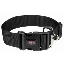 Angebot für Trixie Premium Halsband, schwarz - Größe M-L: 40 - 60 cm Halsumfang, 50 mm breit - Kategorie Hund / Leinen Halsbänder & Geschirre / Hundehalsband Nylon / Trixie.  Lieferzeit: 1-2 Tage -  jetzt kaufen.