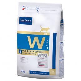 Virbac Veterinary HPM Cat Weight Loss and Control W2 - Sparpaket: 2 x 7 kg