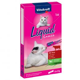 Angebot für Vitakraft Cat Liquid-Snack Rind & Inulin -Sparpaket 24 x 15 g - Kategorie Katze / Katzensnacks / Vitakraft / -.  Lieferzeit: 1-2 Tage -  jetzt kaufen.