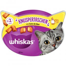 Angebot für Whiskas Knuspertaschen - Huhn & Käse 8 x 60 g - Kategorie Katze / Katzensnacks / Whiskas / Knuspersnacks.  Lieferzeit: 1-2 Tage -  jetzt kaufen.