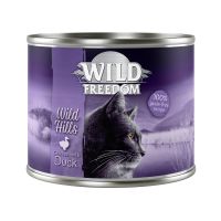 Wild Freedom Adult 6 x 200 g - getreidefreie Rezeptur - Mixpaket 1 (Huhn, Seelachs, Lamm, Kaninchen, Wild)