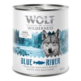 Wolf of Wilderness Adult - Single Protein 6 x 800 g  - Blue River - Fisch