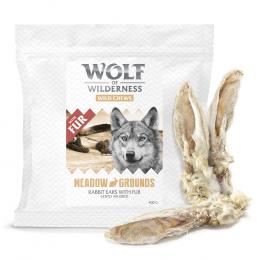 Wolf of Wilderness - Kaninchenohren mit Fell - Sparpaket: 2 x 400 g