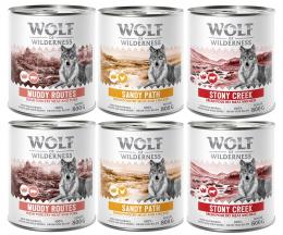 Wolf of Wilderness Senior - Mixpaket  - 6 x 800 g 2x Geflügel & Rind, 2x Geflügel & Schwein,  2x Geflügel & Huhn